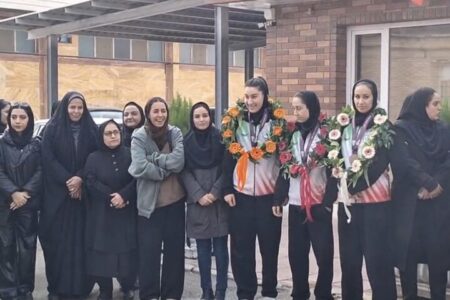 استقبال باشکوه ورامین از دختران کبدی‌کار