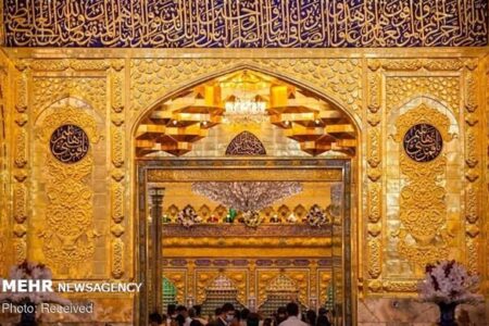 ایوان طلای نجف به مناسبت ولادت امیرالمومنین (ع) رونمایی می‌شود