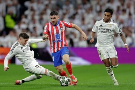 باخت ۰-۳ اتلتیک مقابل رئال مادرید/ درخشش پایان‌ناپذیر امباپه در ورزشگاه سن مامس