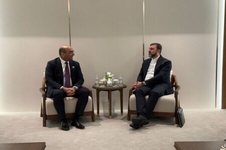 دیدار غریب‌آبادی با معاون سازمان‌های بین‌المللی وزارت خارجه ازبکستان