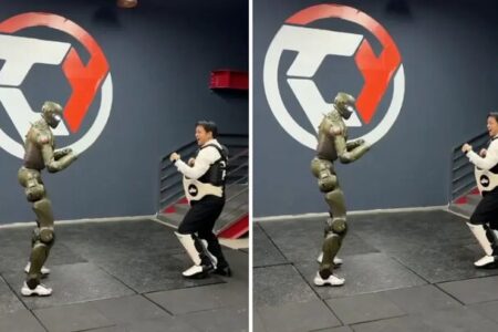 شرکت چینی قابلیت های روبات انسان نما را اثبات کرد