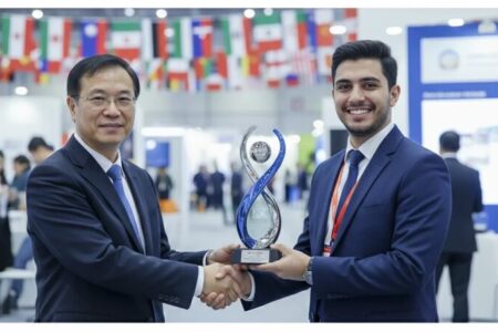 مدال طلا و جایزه پلاتینوم برای مخترع جوان دانشگاه علوم پزشکی آزاد