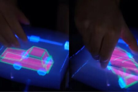 نمایشگر لمسی جدید ابداع شد