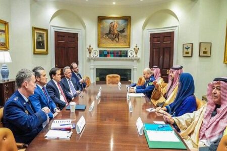رایزنی بن سلمان با مقامات ارشد آمریکایی