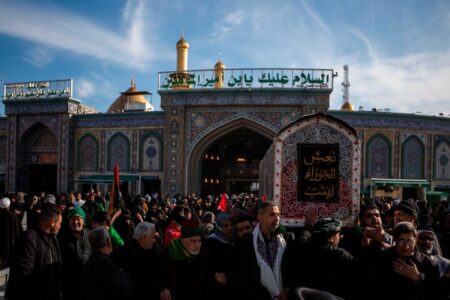 کربلا، عزادار رحلت حضرت زینب (س)