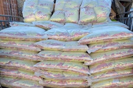 کشف ۸ تن برنج احتکار شده در یاسوج