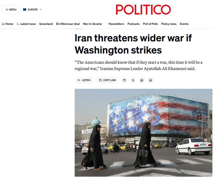 بازتاب هشدار صریح رهبر انقلاب به آمریکا در رسانه‌های بین‌المللی