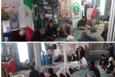 جشن انقلاب و میز خدمت در روستای ایرانخواه برگزار شد