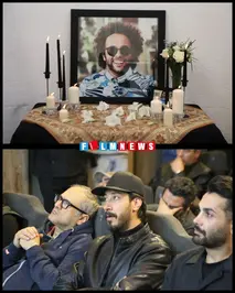 حضور بازیگران مشهور در مراسم یکی از جانباختگان دی ماه+ عکس