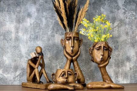 دکور اتاق هنری با اکسسوری های سبک آرت دکور