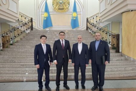 رایزنی دیپلمات ایرانی با دو مقام ارشد قزاقستان