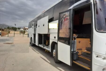 شگرد ماهرانه مسافر اتوبوس در ایست بازرسی شاهرود لو رفت