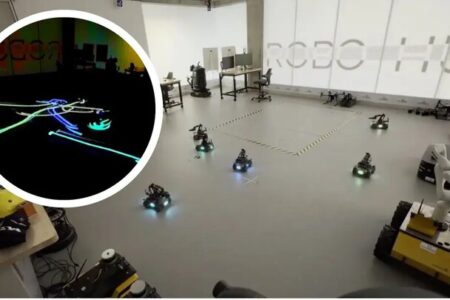 لشکر روبات ها با موسیقی اثر هنری خلق می کنند