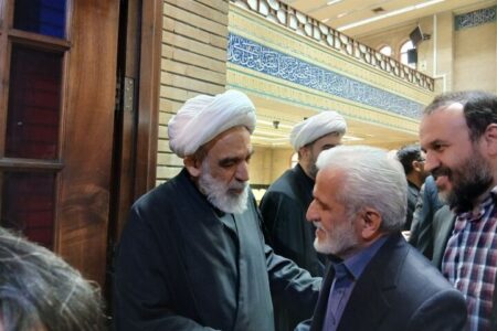 مراسم یادبود و ترحیم مرحوم حاج محمد قمی با حضور رئیس جمهور برگزار شد