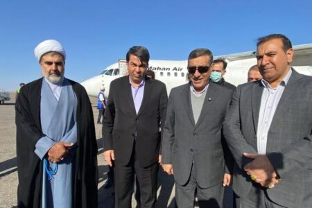 معاون اجرایی رئیس جمهور وارد شهر بم شد