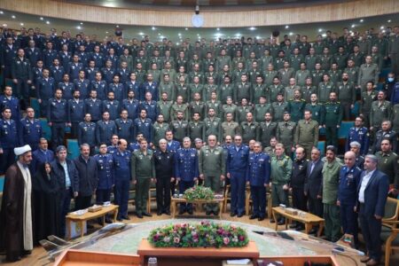 نشست فرمانده نیروی هوایی ارتش با دانشجویان دافوس