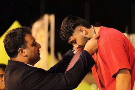 ورزشکار خراسان شمالی نایب‌قهرمان پرتاب وزنه جایزه بزرگ بوشهر شد