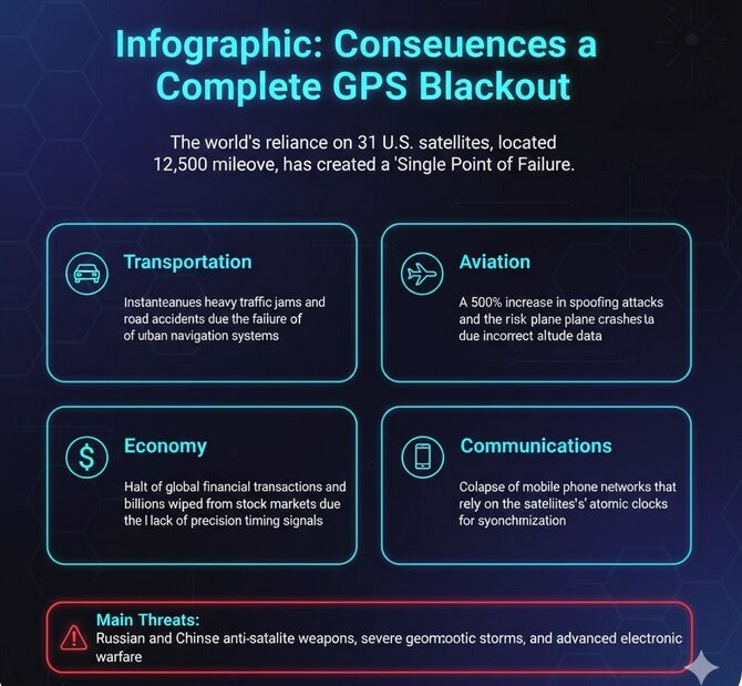 چرا GPS می‌تواند تبدیل به پاشنه آشیل شود؟