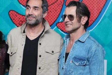 گریم متفاوت امین حیایی و هادی کاظمی در جشنواره فجر+ عکس