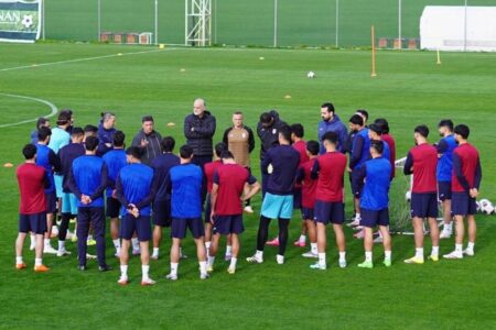 تیم ملی فوتبال تمرینات خود را در آنتالیا آغاز کرد