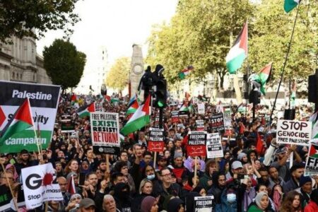 ابراز نگرانی رسانه صهیونیستی درباره قدرت حامیان فلسطین در انگلیس