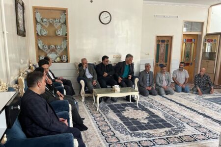 ابلاغ پیام قالیباف به خانواده پرستار شهیده