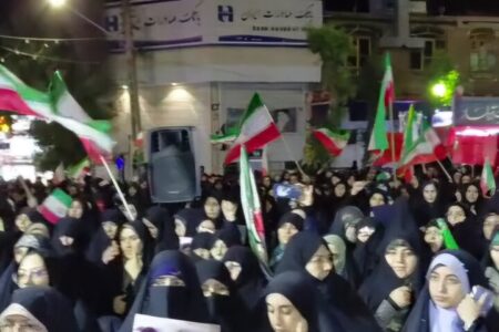 حضور باشکوه مردم بناب در هشتاد و دومین شب اقتدار به یاد شهدای خدمت