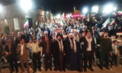 شکوه حضور مردم کوهبنان در یاد شهید حسن تردست