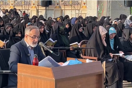 طنین دعای عرفه در ارومیه