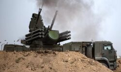 مقابله پدافند روسیه با تهاجم ۱۲۷ پهپاد اوکراینی