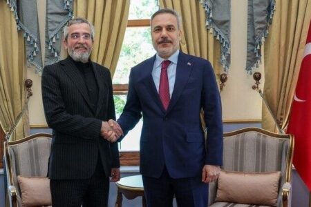 وزیر خارجه ترکیه با علی باقری دیدار کرد