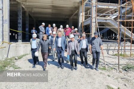 پیشرفت ۳۲ درصدی بیمارستان ۵۰۰ تختخوابی نجف‌زاده اردبیل