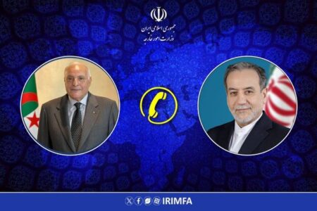گفتگوی تلفنی وزرای امور خارجه ایران و الجزایر